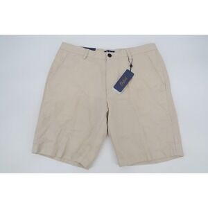 Oxford Mens Golf Shorts Linen Cotton Blend Size 34 New